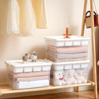 Citylife 32QT Plastic Craft Storage Box Buildable Lid Removable Tray | Craft - Image 5