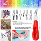 Rubber Block Stamp Carving Blocks Stamp Making Kit - Image 2