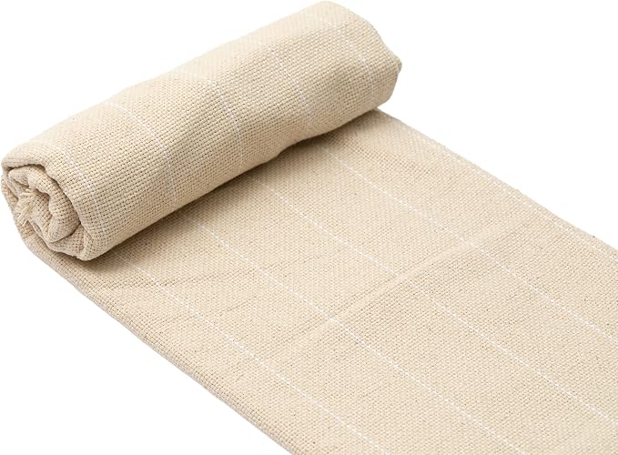 Monks Cloth Punch Needle Fabric – 60" Wide, 1 Yard Length, 100% Cotton Punch by Earth+Ethical
