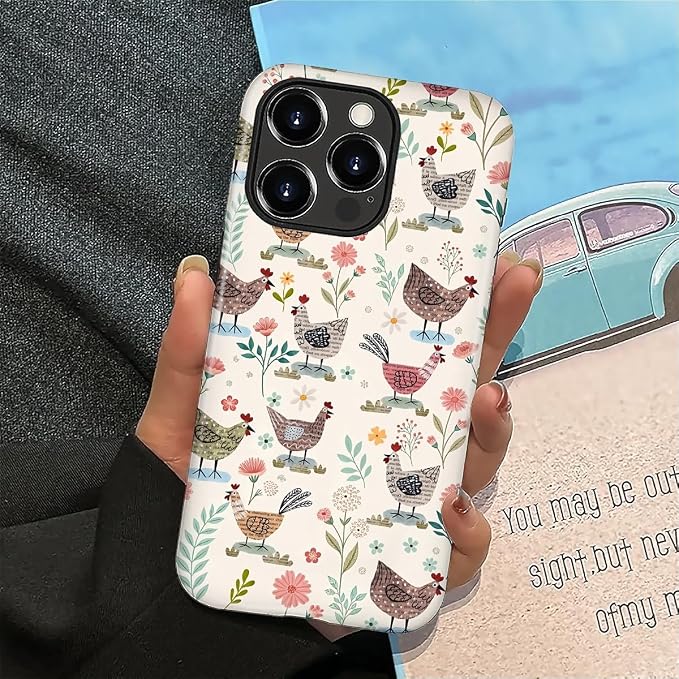 ZHEGAILIAN Case for iPhone 16 Pro Max, Chicken Farmhouse Animal Rooster Durable - Image 5
