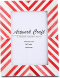 Picture Photo Frame Chevron Herringbone Art Inspired Vintage Table-Top/Wall by ArtworkCraft