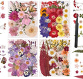 132 PCS Pressed Flowers for Resin molds Real Dried Flower Leaves for Resin by nisetten