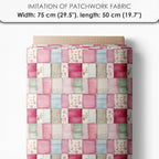 Cotton Fabric Panel – Single Continuous Patchwork Rose Panel, Featuring 6 - Image 5