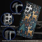 Case for Samsung Galaxy S24 Ultra Case, Cute Christmas Reindeer Design Hybrid - Image 5