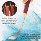 Palette Knife Set Spatula Pallet Knives Stainless Steel Painting Knife Mixing - Image 2