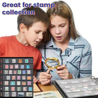 40 Sheets 80 Page Stamp Pages Collector Album Page 9 Hole Standard Stamp - Image 5