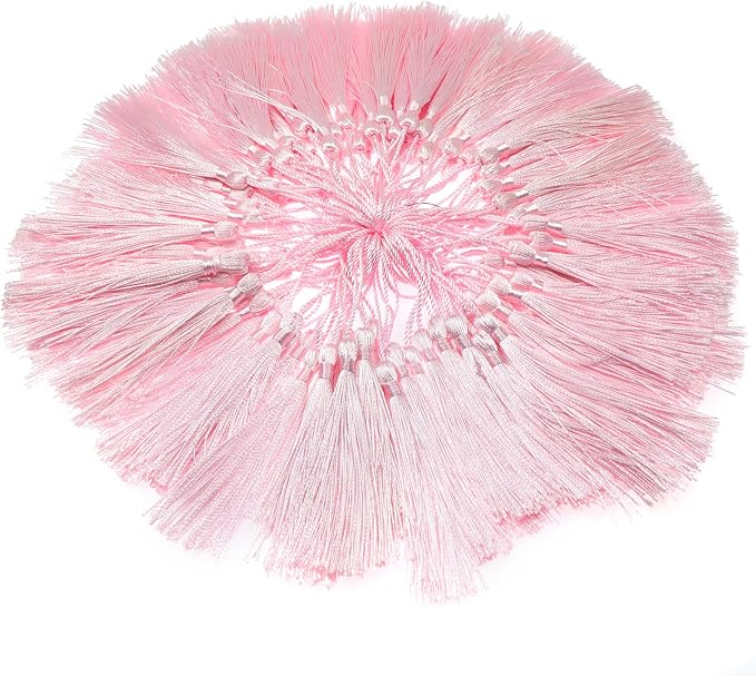 VAPKER Pink Silky Handmade Tassels - Image 2
