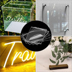 QWORK Clear Acrylic Sheets 10 Pack, Laser Cut Clean Edges, Cast Acrylic Board - Image 7