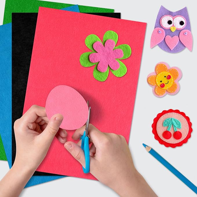 20 Pcs Felt Fabric Sheet 8" x 12" Assorted Color Felt Fabric Sheets - Image 5