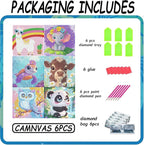 Acelii 6 Pack 5D Cow Diamond Painting Kits - Image 5