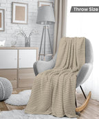 Utopia Bedding 100% Cotton Waffle Weave Blanket Throw Size - Image 3