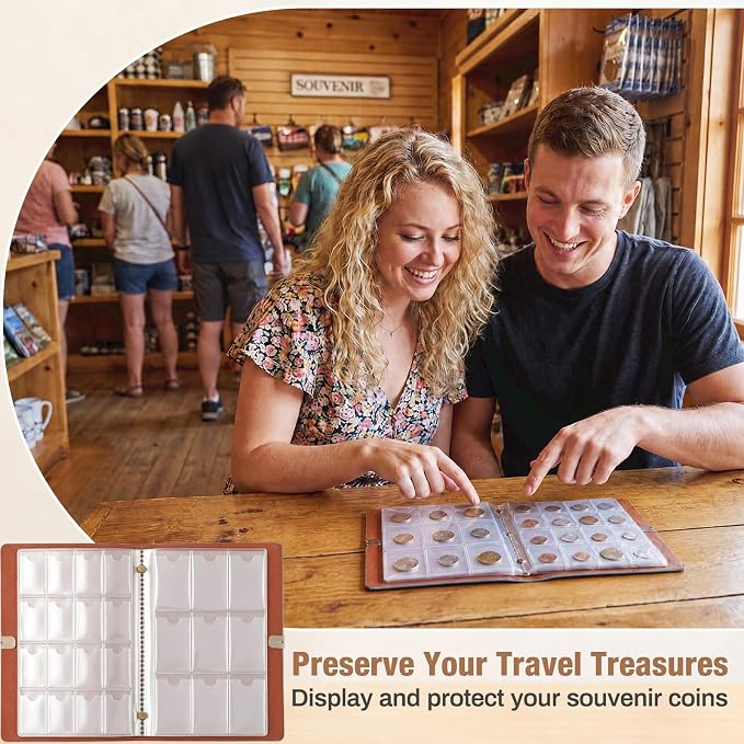 TaoBary Pressed Penny Book Holds 320 or 288 Coins, Pressed Penny Collection - Image 7