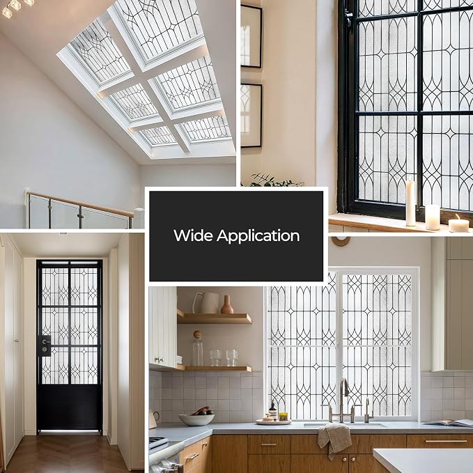 ADD.HERES Window Privacy Film, Stained Glass Decorative Static Cling, Removable - Image 7