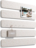 Fluxynara Cork Board Alternative Felt Strip Board 5-Pack 13"x2", Office Pin by FLUXYNARA