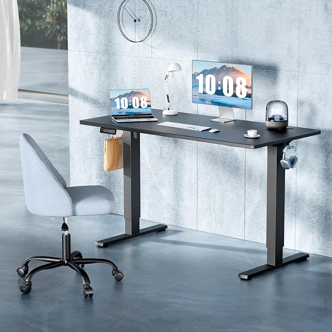 DUMOS 40 Inch Electric Standing Desk Height Adjustable, Sit to Stand Up - Image 3