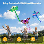 3 Pack Large Kites, Butterfly Delta Dragonfly Kites Easy to Fly | - Image 7