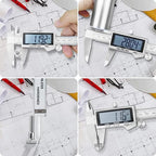 Digital Caliper, IP54 Waterproof Stainless Steel Caliper Measuring Tool - Image 3