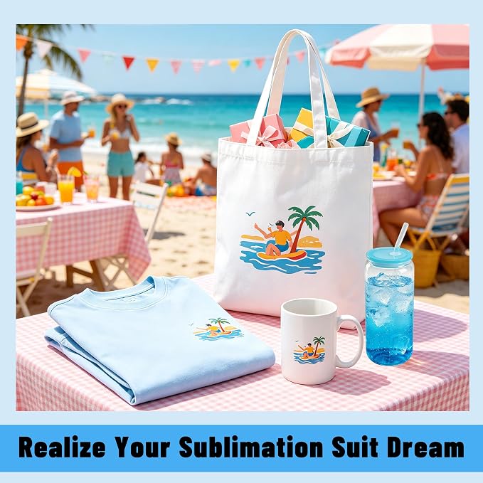 Joyclub 5 PCS Unisex Sublimation Blanks Bulk Polyester T Shirts - Image 3