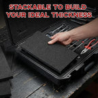 4 Pack Pick and Pluck Foam Sheets 16x12x0.5 Inch, Pre-Cut Grid Foam - Image 5