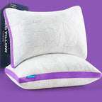 BETU Cooling King Size Pillows Set of 2, Shredded Memory Foam Cool Pillows by BETU