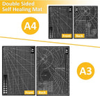 2 Pcs Large Cutting Mat Self Healing, Double Sided, Grid Line And Angles Help - Image 6