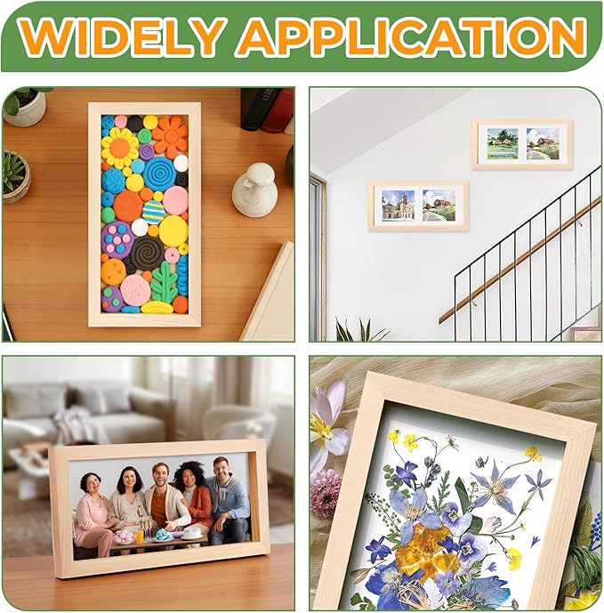 FSWCCK 5 Pack 6 x 12 inch Wood Panel Boards, Unfinished Wood Canvas Panels - Image 4