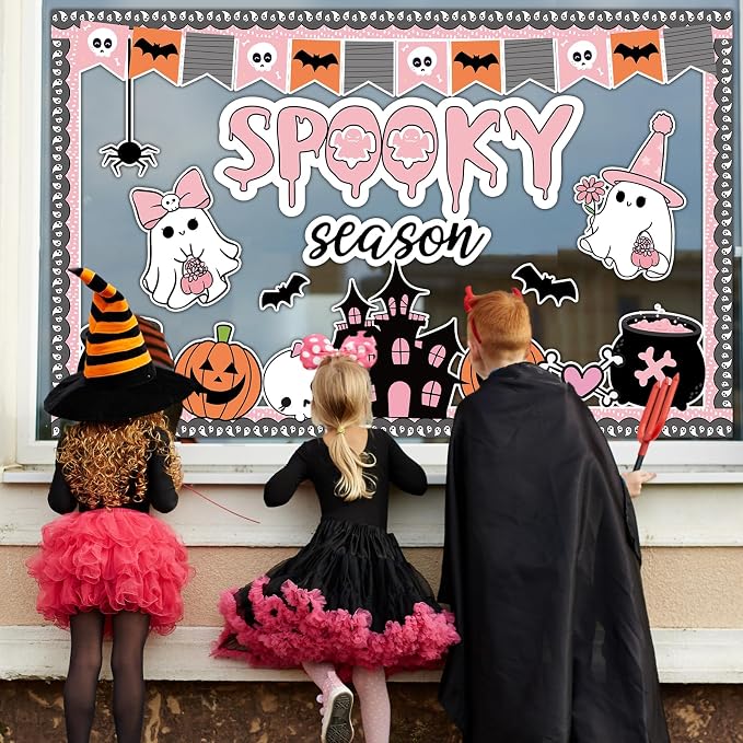 Halloween Ghost & Pumpkin Paper Cutouts - Image 7