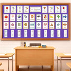 Purple Bulletin Board Roll Non-Woven Fabric Poster 16in X 12ft | Back to School - Image 4