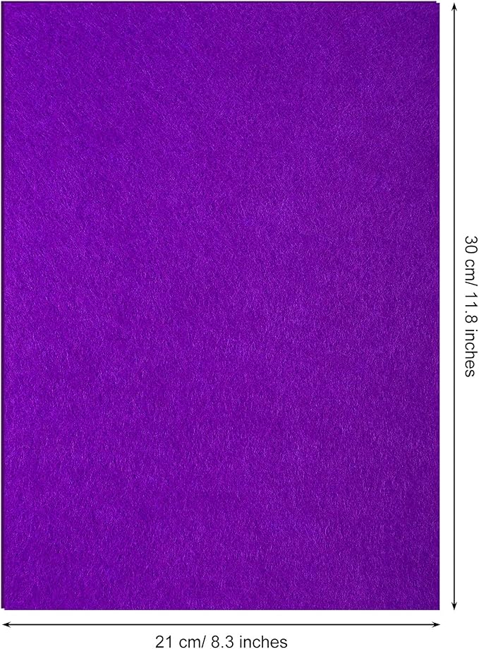 24 Piece Halloween Felt Fabric Sheets - Image 3