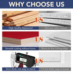 Rowood Colored Plywood Sheets for Laser Cutting, 7 Pack 3mm Thin Unfinished - Image 3