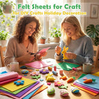 Tegeme 100 Pcs 8 x 12 Inches Felt Fabric Sheet - Image 5