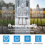 CALPALMY 1/4" Thick Clear Acrylic Sheets - Image 5