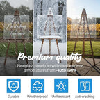 CALPALMY 1/2" Thick Clear Acrylic Sheets 24" x 36", Pre-Cut Plexiglass Sheets - Image 4