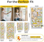 OHTMERU 3D Stained Glass Window Privacy Film, Heat Control UV Blocking Static - Image 7