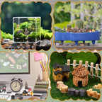 32 Pcs Fairy Garden Accessories Miniature Landscape Ornaments Set | Resin - Image 5
