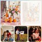 5DDIYART Paint by Numbers for Adults Beginner, Citrus Breakfast Table Paint by - Image 6
