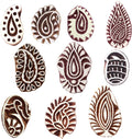 Royal Kraft Paisley Wooden Printing Stamps by RoyalKraft