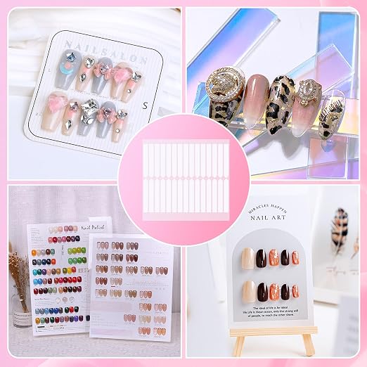 BQAN Double Sided Nail Tape for Press On Nails Display 12 Sheets | 360Pcs Clear - Image 6