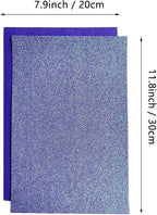 Jtnohx Glitter Felt Fabric, 8 x12 inches Felt Square Glitter - Image 5