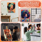 Sherr 96 Pcs 12 Sets Pre Drawn Canvas Kit - Image 5