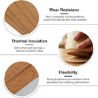 5 Pack Cork Sheet 1mm Adhesive Thin Cork Sheets 11.8 * 7.9 Inch Rectangle - Image 2