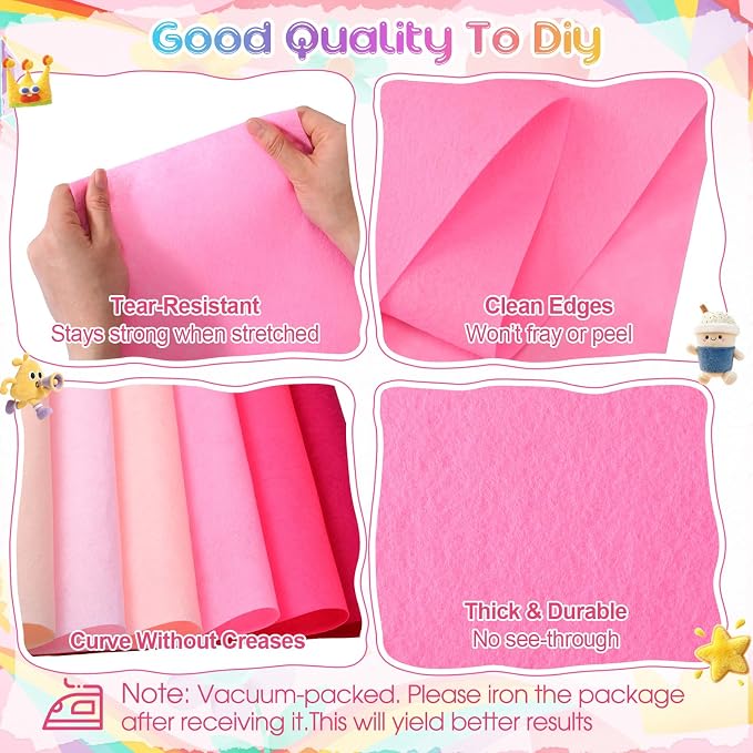 Hillsuren 40 Rolls 18 x 36 Inches Felt Sheet - Image 4