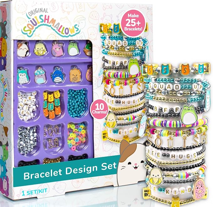 Original Squishmallows Bracelet Design Set, Cute & Friendship Bracelet Kit by HorizonGroupUSA