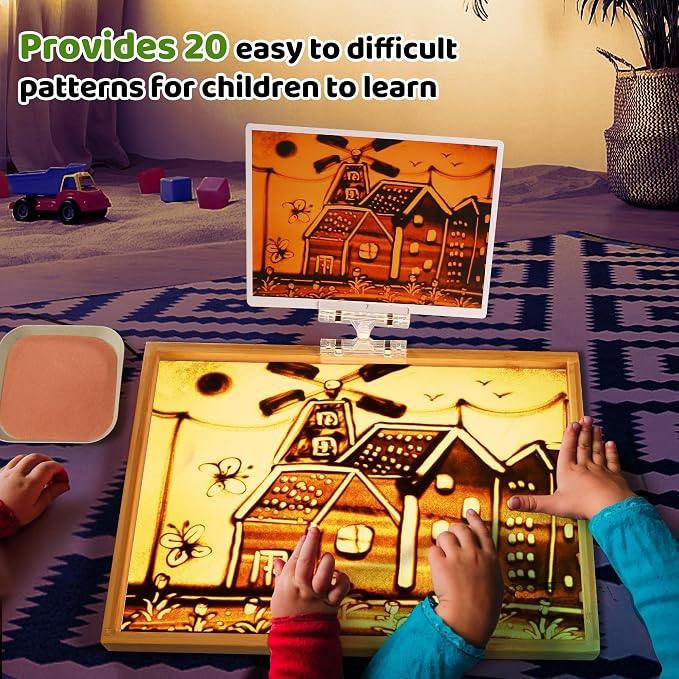 AtMini Sand Painting Light Box Light Table - Image 5