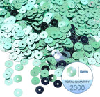 Mandala Crafts 20000 Turquoise Sequins - Image 3