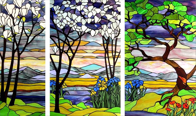 9 Pack Green Stained Glass Sheets, 4 x 6 inch Mosaic Glass Stained Glass - Image 6