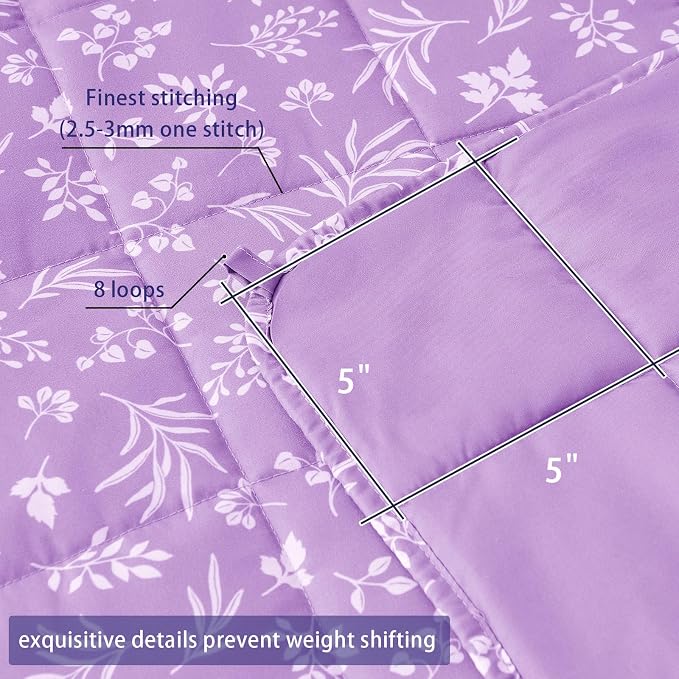 yescool Weighted Blanket for Adults Cooling Heavy Blanket for Sleeping Perfect - Image 4