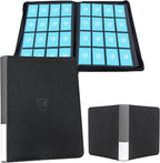 Card Binder for Trading Cards, 16 Pocket by WESTTUNE