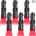 Honoson Red Light Flashlight LED Single Mode Torch 1 Mode Scalable Red Lens by Honoson