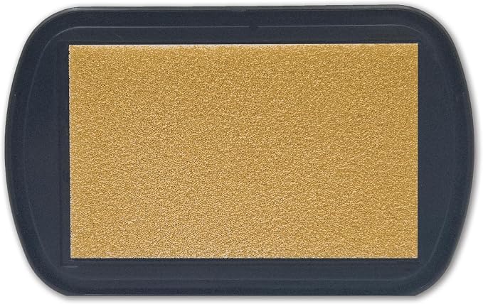 Jacquard ColorPad Archival Pigment Ink Stamp Pads- Metallic Gold - Image 2